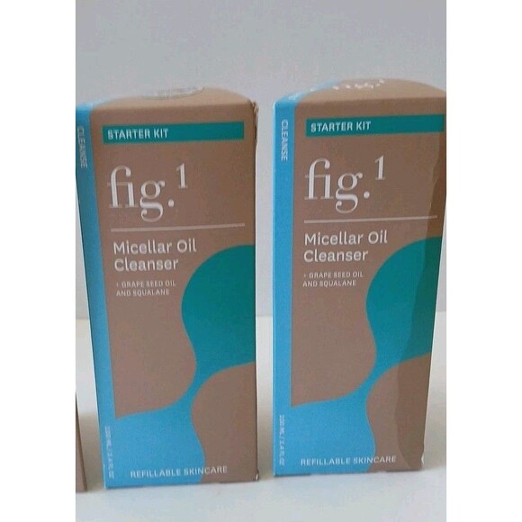 (2)Fig.1 Micellar Oil Cleanser Starter Kit 100 mL 3.4 fl oz NEW Sealed  Lot Of 2 - Picture 9 of 12